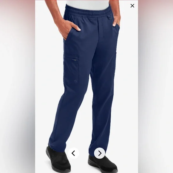 Healing Hands NWT The Purple Label Men's Daniel Utility Cargo Scrub Pant - Picture 2 of 3